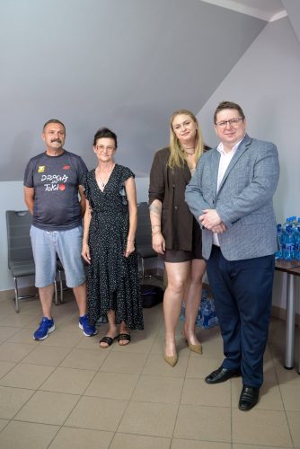 Wręczenie nagród dla dzieci z LKS Raciążek