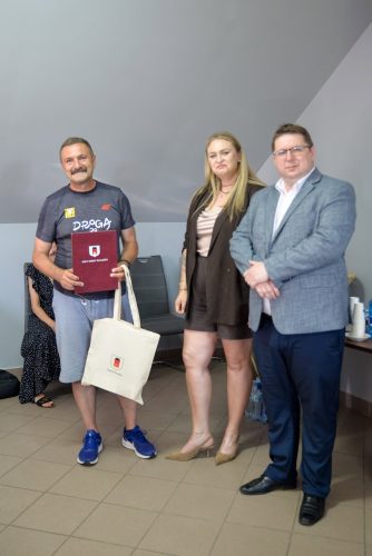 Wręczenie nagród dla dzieci z LKS Raciążek