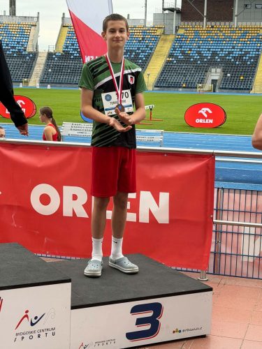 Franciszek Tomaszewski — brązowy medalista mistrzostw województwa U14–U16 w Bydgoszczy